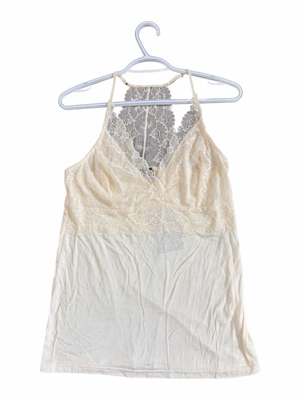 Rosemunde Lace-Top Ivory Cami - Size M +80% off
